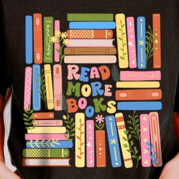 Read More Books Shirt Teacher Librarian Gift 170 - Picture 2 of 5